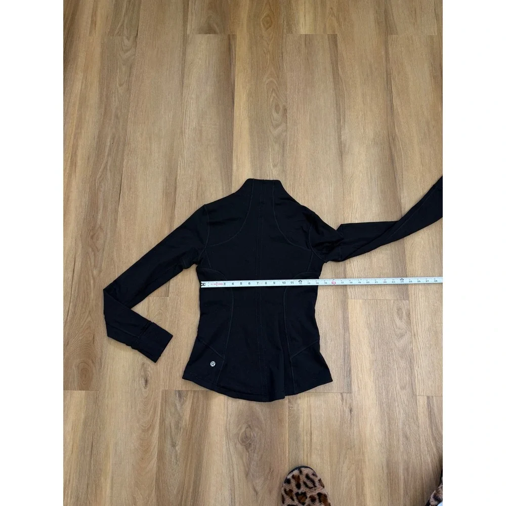 Lululemon Define Jacket Black Full Zip Yoga Activewear 6 preppy